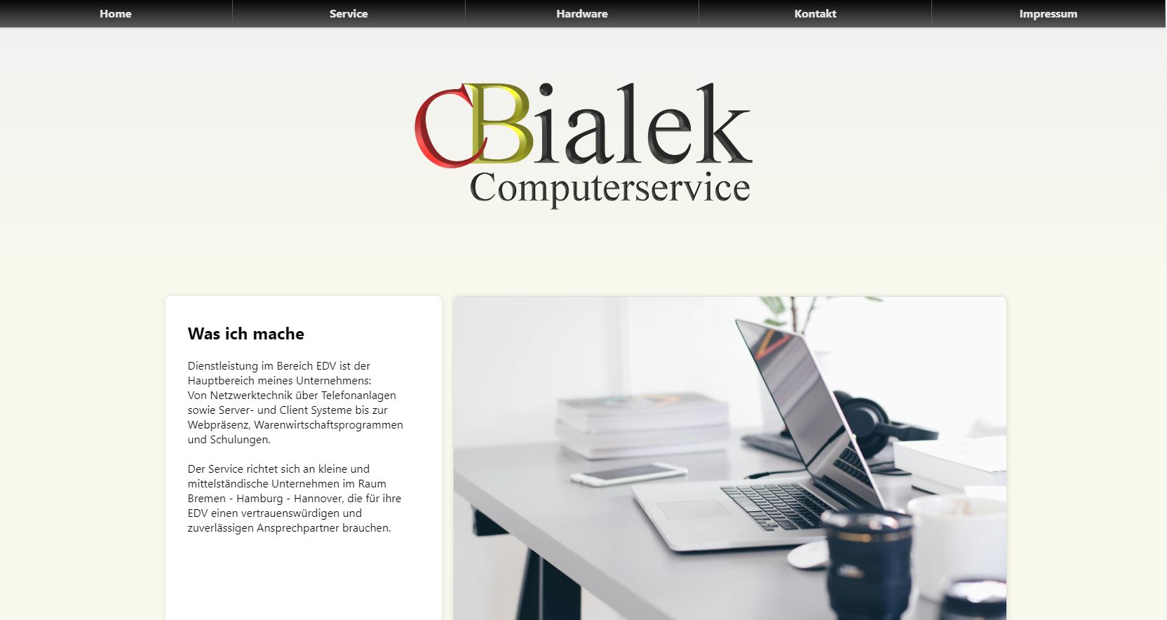 IT-Dienstleister Website