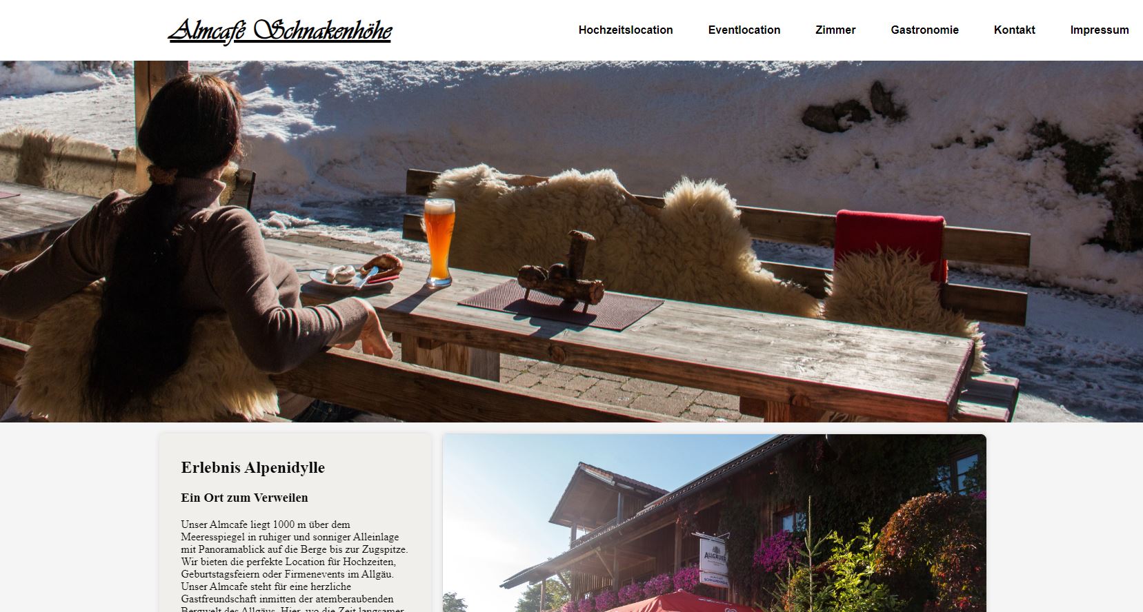Gasthof und Hochzeiten/Events Seite